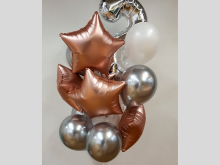 Balionų puokštė - 10 balionų ir 5 foliniai balionai